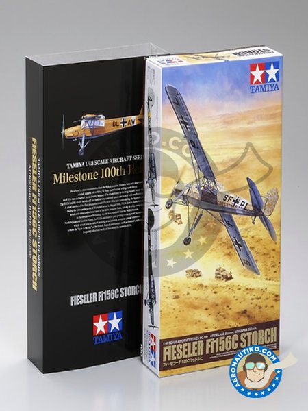 Fieseler Fi 156C "Stortch" | Airplane kit in 1/48 scale manufactured by Tamiya (ref. TAM61100) image