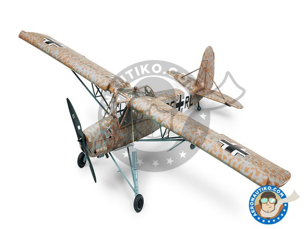 Image 2: Fieseler Fi 156C "Stortch" | Airplane kit in 1/48 scale manufactured by Tamiya (ref. TAM61100)