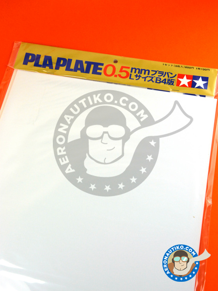 Pla-plate 0.5 | Polystyrene plastic sheets manufactured by Tamiya (ref. TAM70006) image
