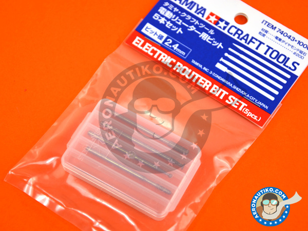 Image 2: Electric router bit set | Tools manufactured by Tamiya (ref. TAM74043)