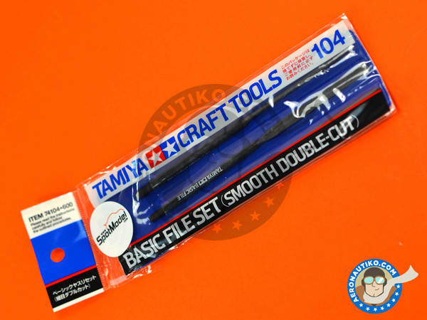 Image 1: Set de limas finas | Lima fabricado por Tamiya (ref. TAM74104)