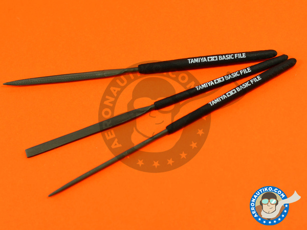 Image 6: Set de limas finas | Lima fabricado por Tamiya (ref. TAM74104)
