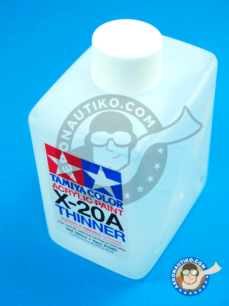 Acrylic paint thinner X-20 - 250ml | Thinner manufactured by Tamiya (ref. TAM81040) image