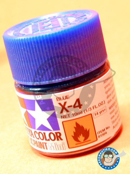Blue X-4 | Acrylic paint manufactured by Tamiya (ref. TAM81504) image