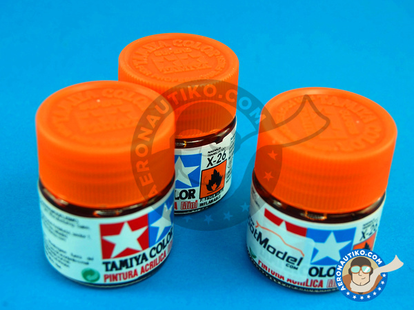Image 1: Clear orange X-26 | Acrylic paint manufactured by Tamiya (ref. TAM81526)