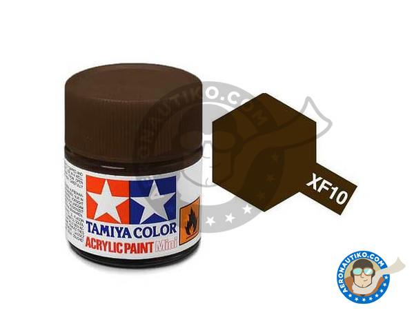 Image 1: Flat Brown XF-10 | Acrylic paint manufactured by Tamiya (ref. TAM81710)