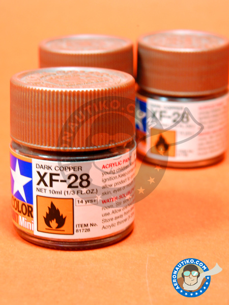 Dark copper XF-28 | Acrylic paint manufactured by Tamiya (ref. TAM81728) image