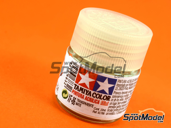 Image 1: Transparente Mate - Flat Clear - XF-86 - 10ml | Pintura acrílica fabricado por Tamiya (ref. TAM81786)