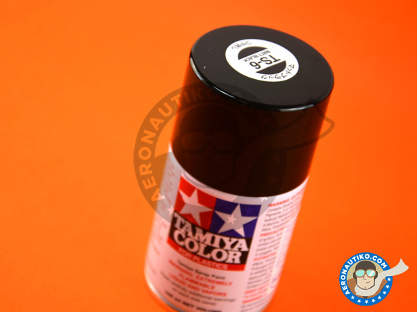 Image 1: Matt Black - TS-6 | Spray manufactured by Tamiya (ref. TAM85006)