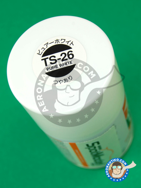 Pure White TS-26 - 100ml | Spray manufactured by Tamiya (ref. TAM85026) image