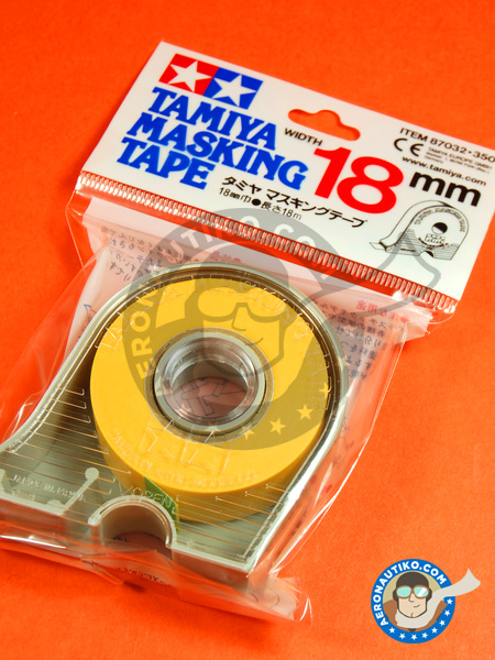 Masking Tape 18mm | Masks manufactured by Tamiya (ref. TAM87032) image