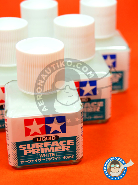 Liquid surface primer white 40ml | Primer manufactured by Tamiya (ref. TAM87096) image
