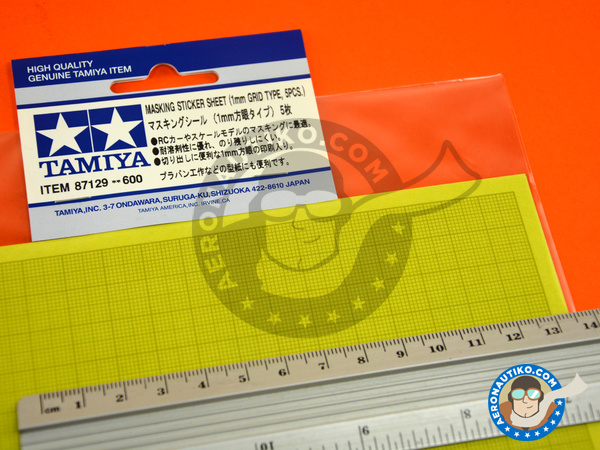 Image 4: Masking sticker sheet | Masks manufactured by Tamiya (ref. TAM87129)