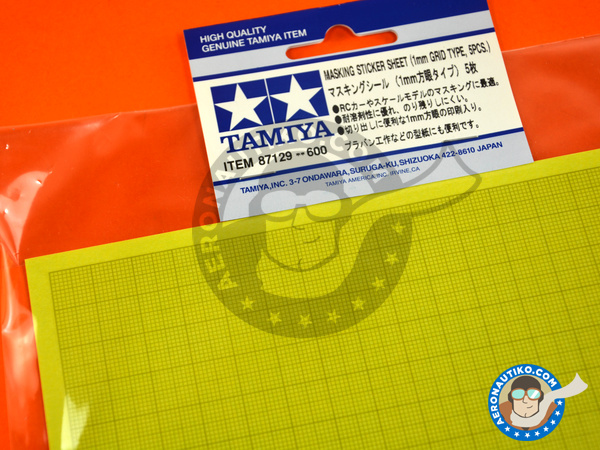 Image 5: Masking sticker sheet | Masks manufactured by Tamiya (ref. TAM87129)