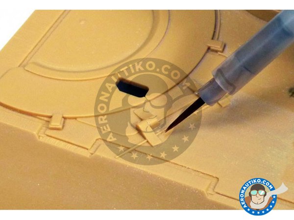 Image 1: Panel line accent color (brown) | Paint manufactured by Tamiya (ref. TAM87132)