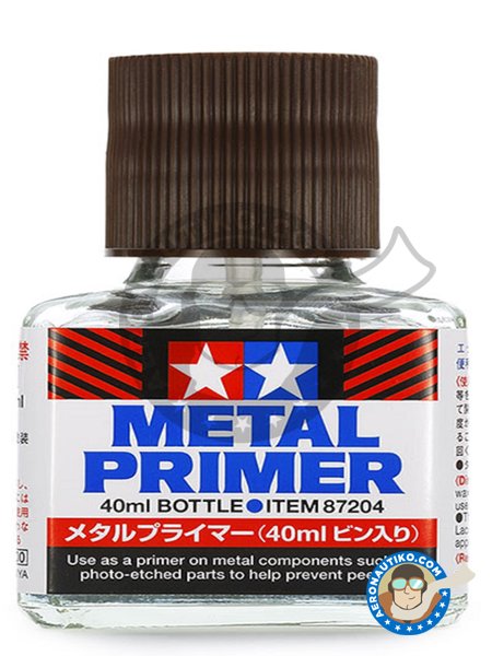 Tamiya Metal Primer - 1 x 40ml | Primer manufactured by Tamiya (ref. TAM87204) image