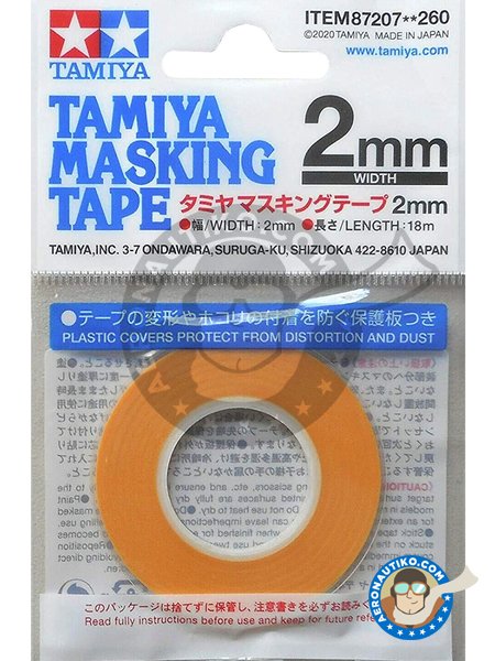 Masking Tape 2mm | Masks manufactured by Tamiya (ref. TAM87207) image
