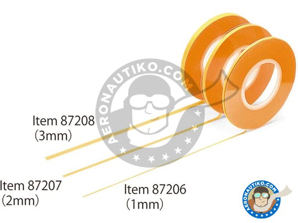 Image 3: Masking Tape 2mm | Masks manufactured by Tamiya (ref. TAM87207)