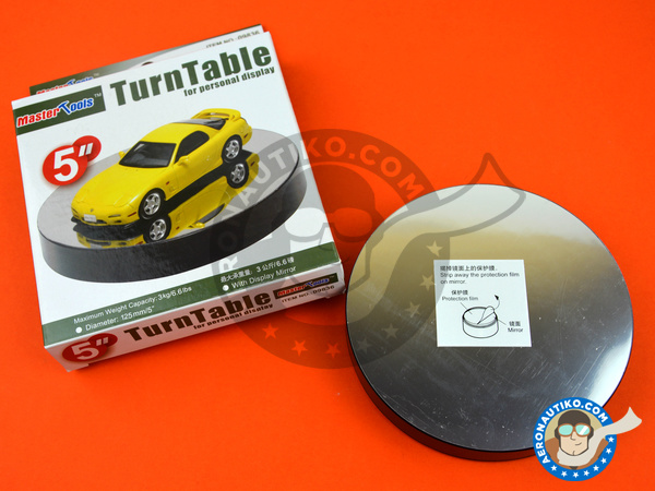 Image 1: Turntable Display 125mm - 5 inches | Base manufactured by Trumpeter (ref. 09836)