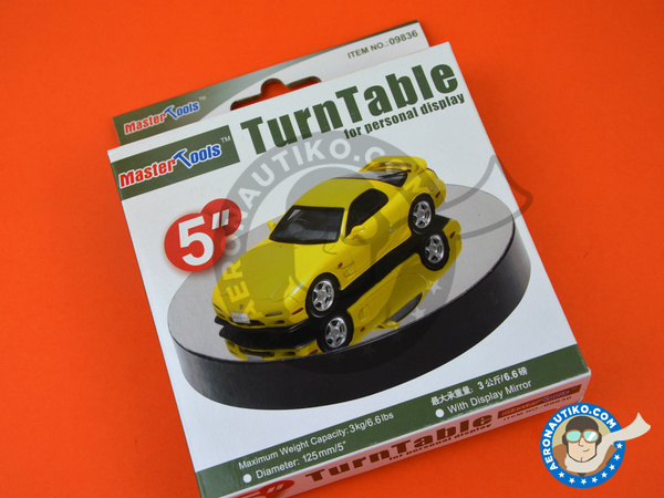 Image 2: Turntable Display 125mm - 5 inches | Base manufactured by Trumpeter (ref. 09836)