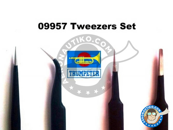 Image 1: Tweezers set | Tools manufactured by Trumpeter (ref. 09957)