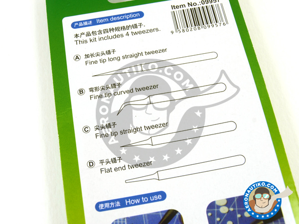 Image 4: Tweezers set | Tools manufactured by Trumpeter (ref. 09957)