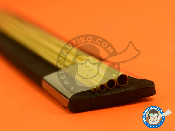 Image 2: Pipe set A: 1,1 mm, 1,6 mm, 2,1 mm and 2,6mm x 130mm | Material manufactured by Wave Corporation (ref. OP-586)