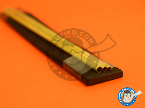 Image 2: Pipe set A:  1,3 mm, 1,8 mm, 2,3 mm and 2,8mm x 130mm | Material manufactured by Wave Corporation (ref. OP-587)