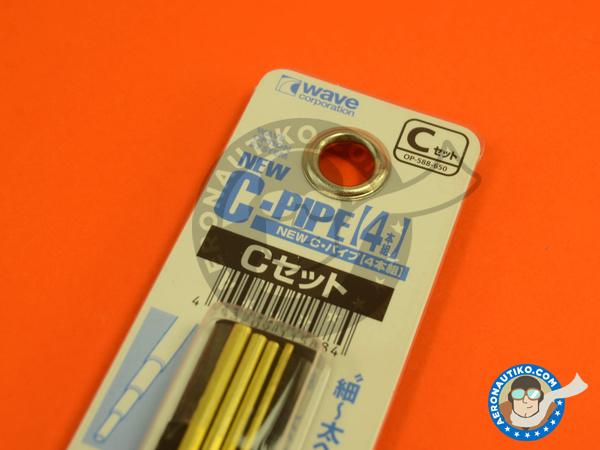 Image 4: Pipe set C: 1,5 mm, 2,0 mm, 2,5 mm and 3,0mm x 130mm | Material manufactured by Wave Corporation (ref. OP-588)