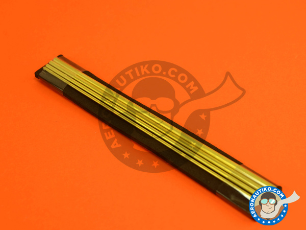 Image 5: Pipe set C: 1,5 mm, 2,0 mm, 2,5 mm and 3,0mm x 130mm | Material manufactured by Wave Corporation (ref. OP-588)