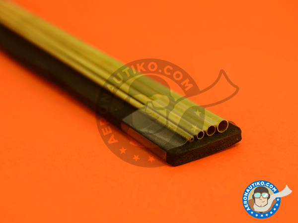 Image 6: Pipe set C: 1,5 mm, 2,0 mm, 2,5 mm and 3,0mm x 130mm | Material manufactured by Wave Corporation (ref. OP-588)