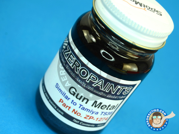 Image 1: Gun Metal - Similar to Tamiya TS-38 | Pintura fabricado por Zero Paints (ref. ZP-1274)
