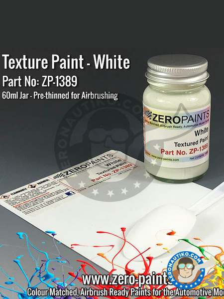 White Textured - 60ml | Paint manufactured by Zero Paints (ref. ZP-1389) image