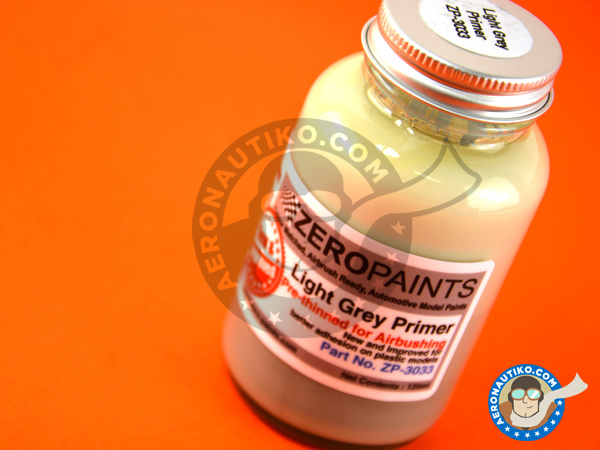 Image 1: Light Grey Primer - 120ml | Primer manufactured by Zero Paints (ref. ZP-3033)