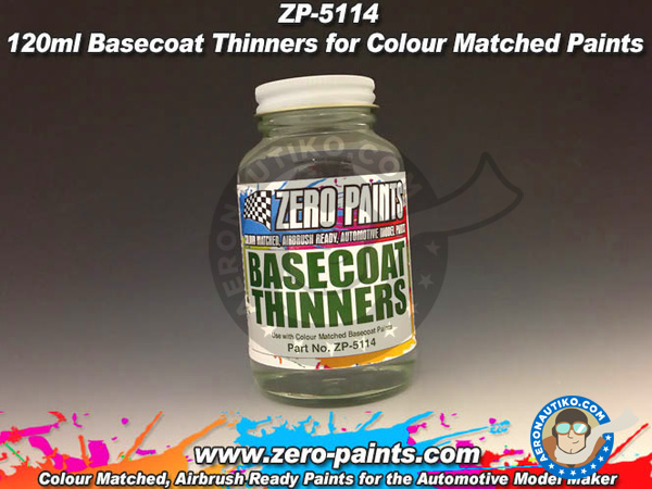 Image 1: Basecoat thinners - 120ml | Thinner manufactured by Zero Paints (ref. ZP-5114)