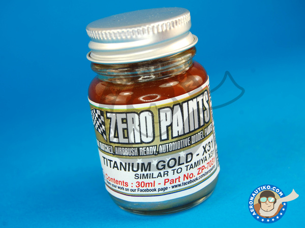 Image 1: Titanium Gold similar to X-31 - 30ml | Paint manufactured by Zero Paints (ref. ZP-7031)
