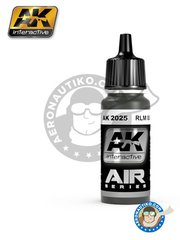 <a href="https://www.aeronautiko.com/product_info.php?products_id=51182">2 &times; AK Interactive: Acrylic paint - RLM 80 | Air Series - 17ml Jar - for all kits</a>