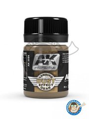 <a href="https://www.aeronautiko.com/product_info.php?products_id=51333">2 &times; AK Interactive: Air Series - Landing gear dust. - 35mL jar - for all kits</a>