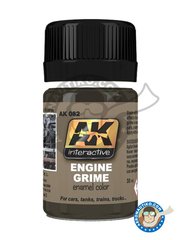 <a href="https://www.aeronautiko.com/product_info.php?products_id=51704">1 &times; AK Interactive: Paint - Engine Grime color. - 35ml jar - for all kits</a>