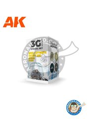 <a href="https://www.aeronautiko.com/product_info.php?products_id=52080">1 &times; AK Interactive: Set de pinturas - WWII Luftwaffe Cockpit and Interior Colors (3G Special Set) - cuatro envases de 17ml. - para todos los kits</a>