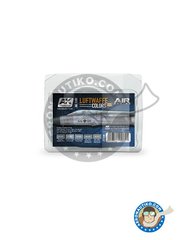 <a href="https://www.aeronautiko.com/product_info.php?products_id=51834">1 &times; AK Interactive: Air Series Set - Luftwaffe 1990 decade paint set - 5 17 ml jars - for all kits</a>
