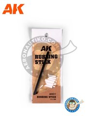 <a href="https://www.aeronautiko.com/product_info.php?products_id=52089">1 &times; AK Interactive: Tools - RUBBING STICK 3-5 mm.</a>