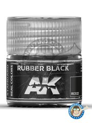<a href="https://www.aeronautiko.com/product_info.php?products_id=51293">4 &times; AK Interactive: Real color - Rubber black. - 10ml jar - for all kits</a>