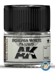 <a href="https://www.aeronautiko.com/product_info.php?products_id=51499">1 &times; AK Interactive: Real color - Color blanco insignia. FS 17875.  - bote de 10ml - para todos los kits</a>