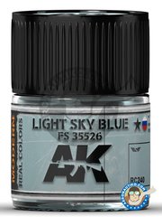 <a href="https://www.aeronautiko.com/product_info.php?products_id=51644">1 &times; AK Interactive: Real color - Color light Sky Blue FS 35526  - 10ml jar - for all kits</a>