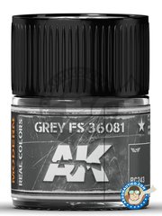 <a href="https://www.aeronautiko.com/product_info.php?products_id=51522">1 &times; AK Interactive: Real color - Color Gris FS 36081 - bote 10ml - para todos los kits</a>