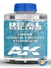 <a href="https://www.aeronautiko.com/product_info.php?products_id=51743">2 &times; AK Interactive: Thinner - Real Colors Thinner  - jar 400ml</a>