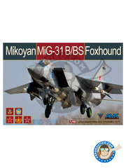 <a href="https://www.aeronautiko.com/product_info.php?products_id=49995">1 &times; AMK AvantGarde Model Kits: Maqueta de avin escala 1/48 - Mikoyan MiG-31 B / BS - maqueta de plstico</a>
