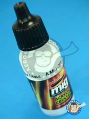 <a href="https://www.aeronautiko.com/product_info.php?products_id=18097">1 &times; AMMO of Mig Jimenez: Acrylic paint - Crystal Glass - 17ml - for all kits</a>
