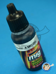 <a href="https://www.aeronautiko.com/product_info.php?products_id=18098">1 &times; AMMO of Mig Jimenez: Acrylic paint - Crystal Smoke - 17ml - for all kits</a>